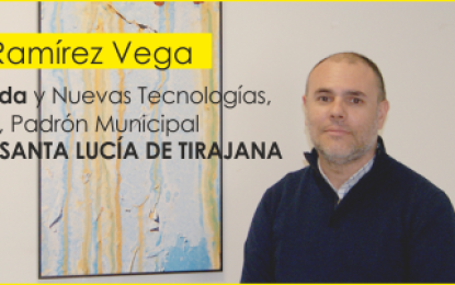 Entrevista con el concejal de Hacienda de Santa Lucía de Tirajana, D. Roberto Ramírez Vega