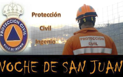 El Ayuntamiento de Ingenio solicita precaución y responsabilidad en esta noche de San Juan