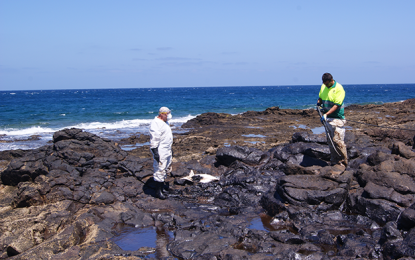 Vuelve el misterioso fenómeno del piche a las costas de  la Playa de Arinaga, Agüimes